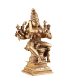 Brass Superfine Mariamman Shakti Idol - 6.5" Divine Mother Goddess of Rain, Health & Protection